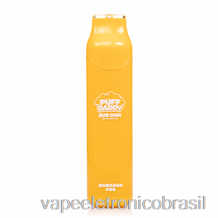 Vape Recarregável Puff Daddy 6000 Descartável Hawaiian Pog